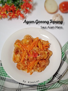 Foto resep Ayam Goreng Tepung Saus Asam Manis