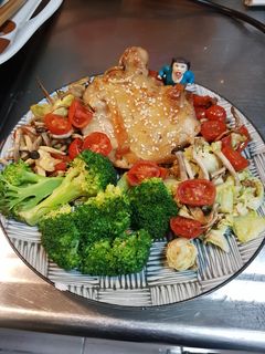 氣炸鍋一鍋到底做便當 的食譜成品照片