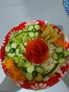 عکسی از دستور تزیین سالاد