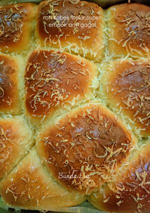 Foto resep Roti Sobek 1 telur, Super lembut dan anti gagal