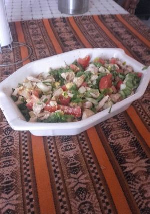 Una foto de Ensalada de pollo