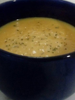Una foto de Crema de calabaza
