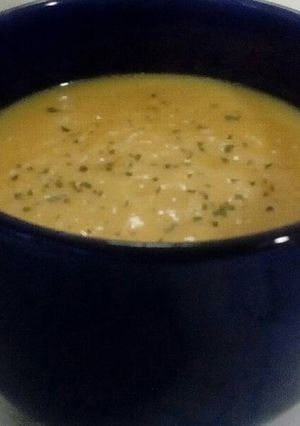 Una foto de Crema de calabaza