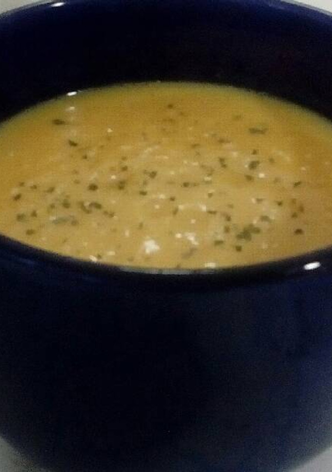 Una foto de Crema de calabaza