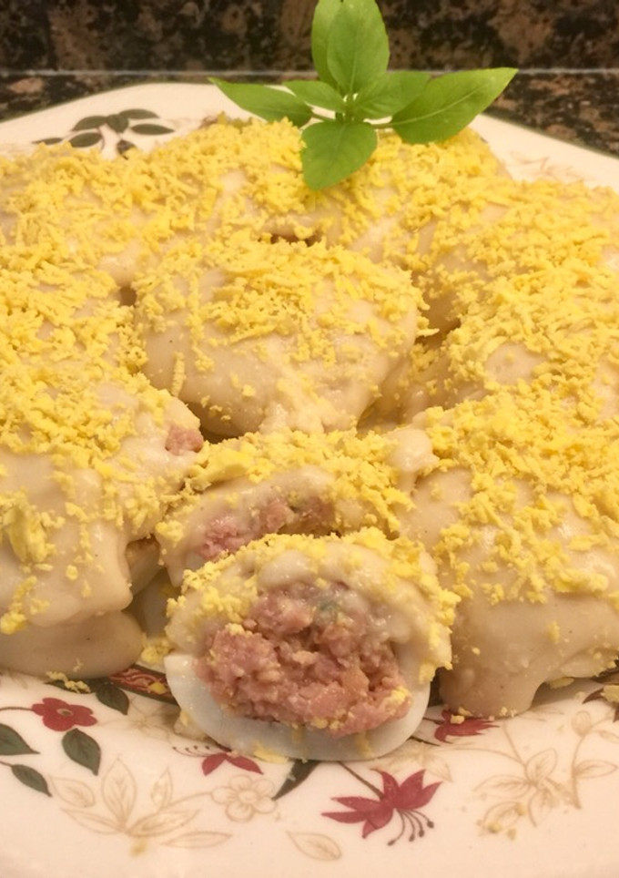 Una foto de Huevos a la “mimosa”, sin gluten, sin lactosa