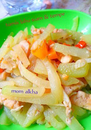 Foto resep Tumis labu Siam & Tempe