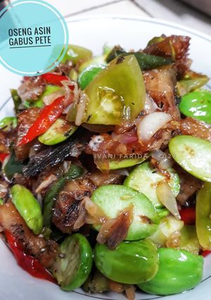 Foto resep Oseng Asin Gabus Pete