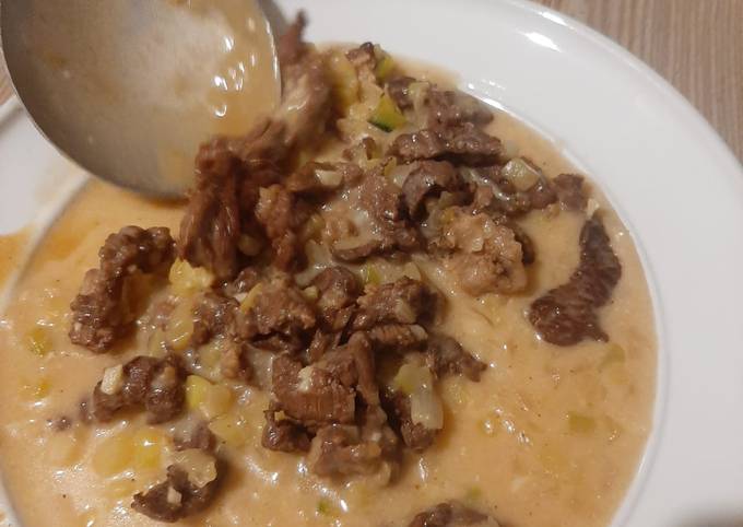 Recipe of Super Quick Homemade Healthy Beef Stroganoff