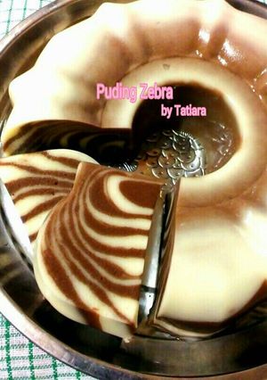 Foto resep Puding Zebra