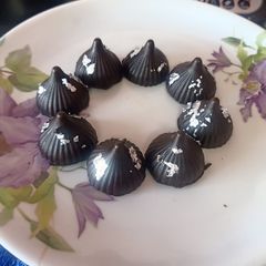 A picture of Gulkand chocolate Modak.