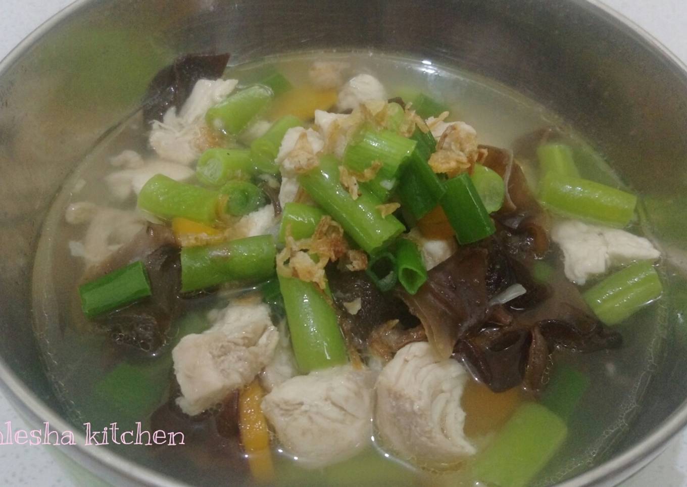 Sup Ayam Jamur Kuping