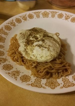 A picture of Simple Pan Fry Ramen.