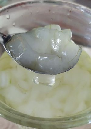 Hình của món Nha đam đường phèn.
