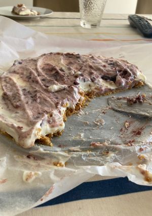 Una foto de Cheesecake sin horno
