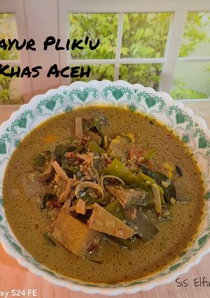 Foto resep Sayur Plik'u Khas Aceh