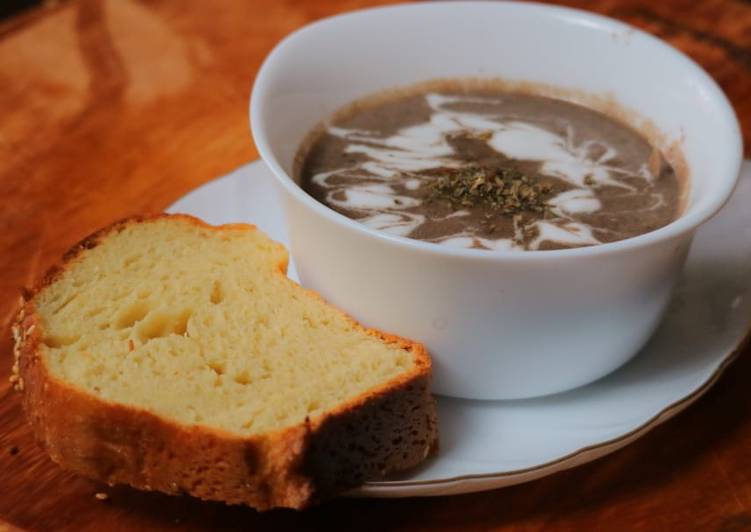 Resep Mushroom soup low carb #keto #debm Enak dan Antiribet