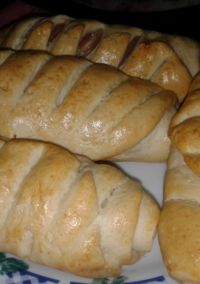Una foto de Pan casero relleno