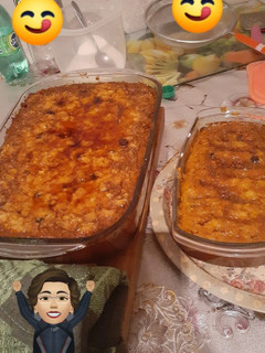 Una foto de Budín de pan bien rico 🍽🤤🥰