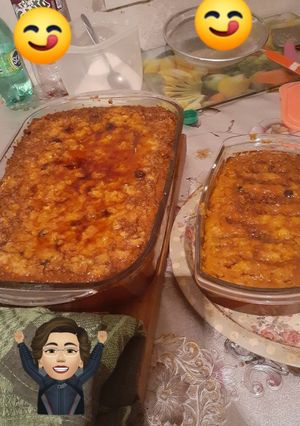 Una foto de Budín de pan bien rico 🍽🤤🥰