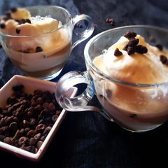 A picture of Italian Affogato Coffee Ice cream.