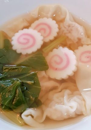 รูปของ 🥣"เกี๊ยวน้ำหมูชิกุวะ"😋