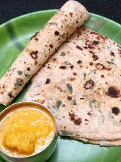 வெந்தய கீரை சப்பாத்தி(vendaya keerai chapati recipe in tamil) செய்முறை முக்கிய புகைப்படம்