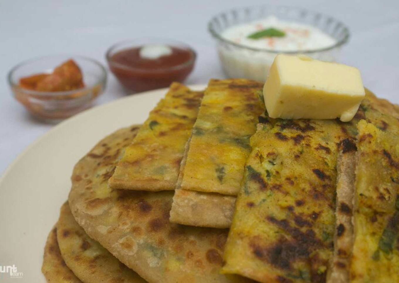 Stuffed Paneer Potato Paratha