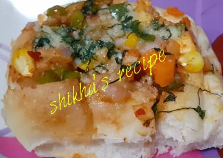 Steps to Prepare Quick Peri peri pull out stuffed pav