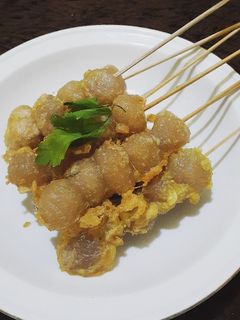 Foto resep Sate Bakso Aci Goreng Telur