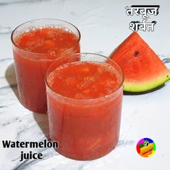 A picture of Watermelon Sharbat Recipe.