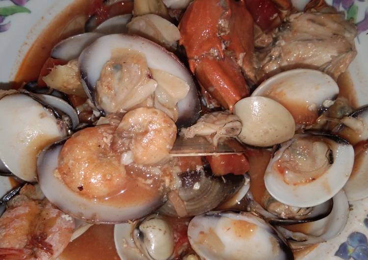 Masakan Populer Seafood seger Yummy Mantul