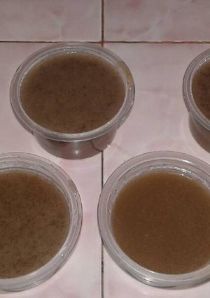 Foto resep Puding santan coklat