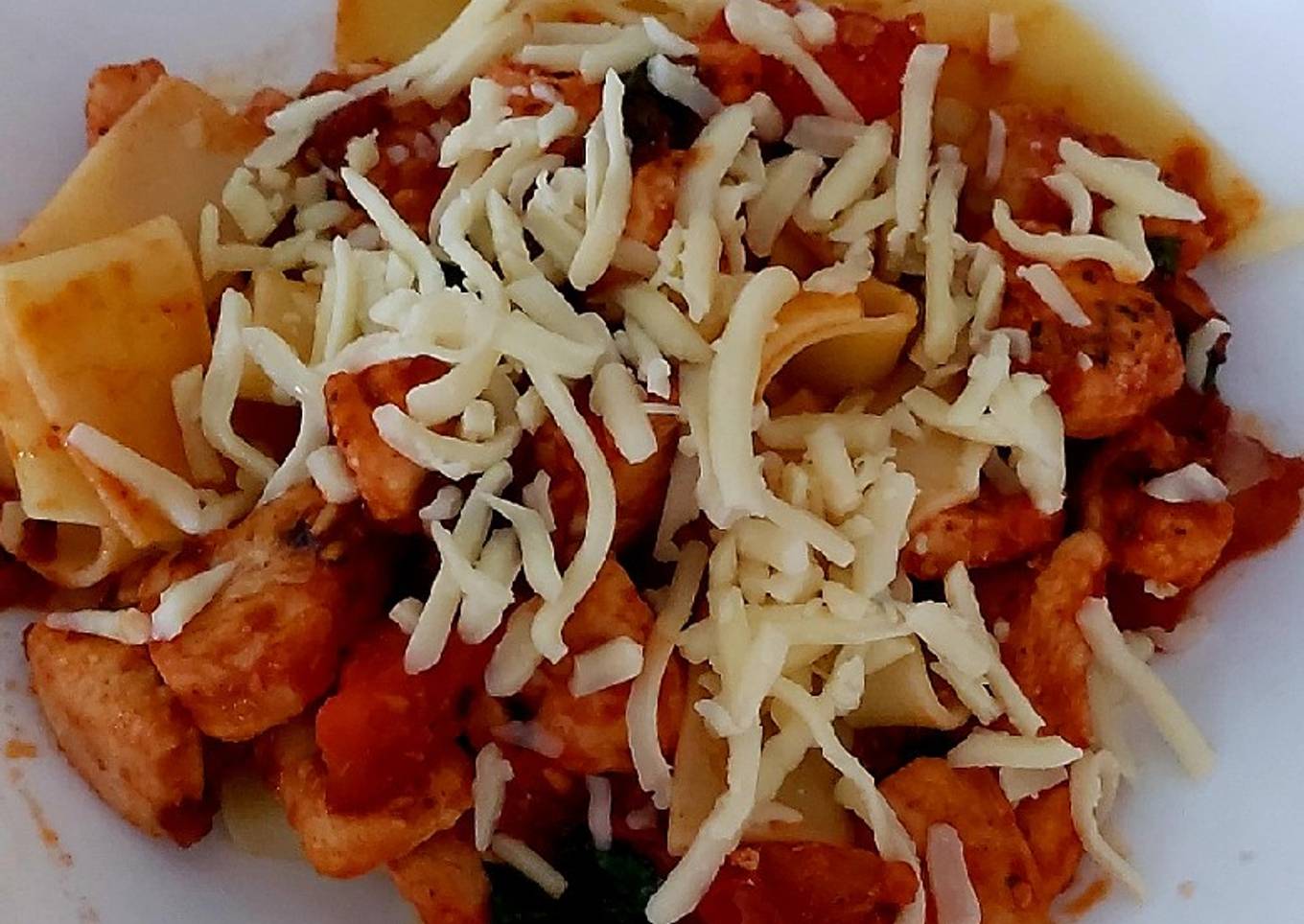 My Italian Inspired Chicken, Tomato & Pappardelli 🤩
