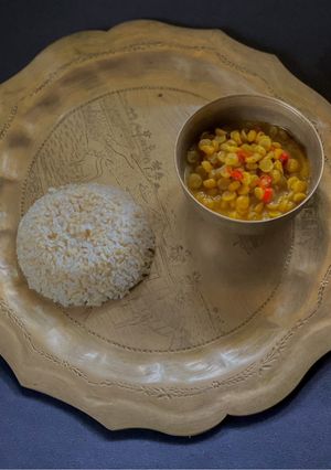 A picture of Bengal Gram Dal Fry.