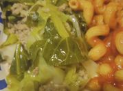 A picture of collard greens vinegar