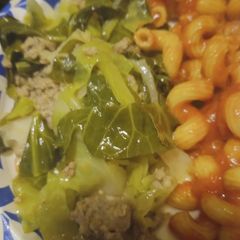 A picture of Cabbage and Collards.