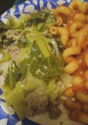 A picture of Cabbage and Collards.