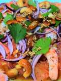 Ensalada langostinos y pomelo 🥗🦐