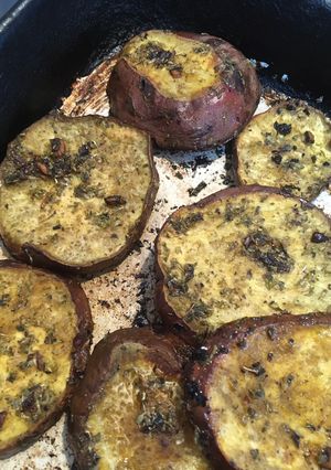 Una foto de Batata asada