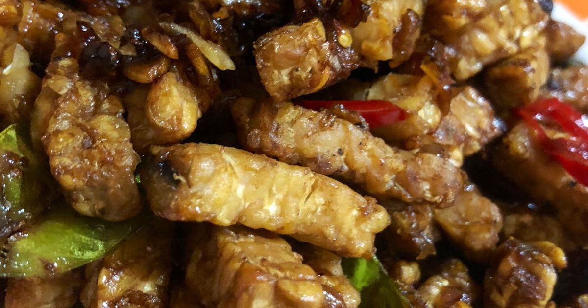 Tempe Orek kering low kalori