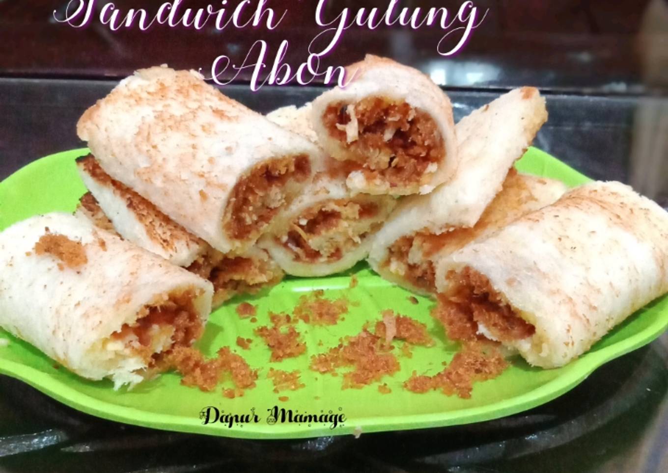 Sandwich gulung abon