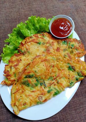 Foto resep Dadar Kentang Sayur