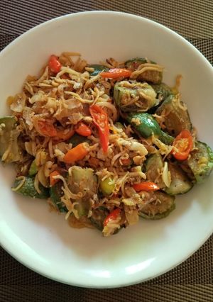 Foto resep Terong bulat ikan teri