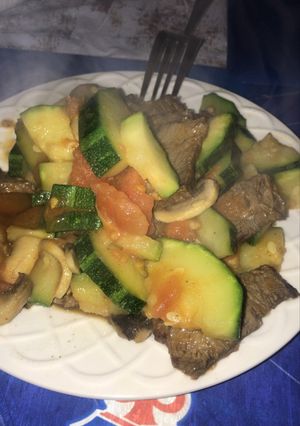 Una foto de Sofrito de verduras bajo en calorías