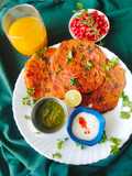 Beetroot suji oats chilla