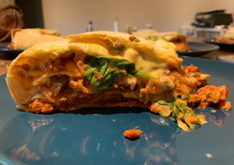 Recipe of Giant stuffed vegan tortillas in 17 Minutes for Mom