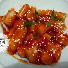 A picture of Tteokbokki.