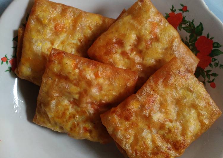 Martabak tahu wortel jagung