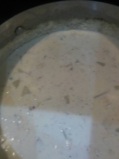 A picture of Lobster Chowder.