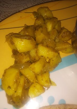 A picture of Dry potato onion.